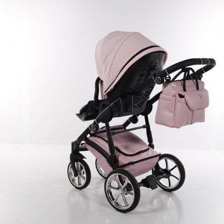 Junama Termo Line Mix Rosa Piel y textil Carro de bebé (20)